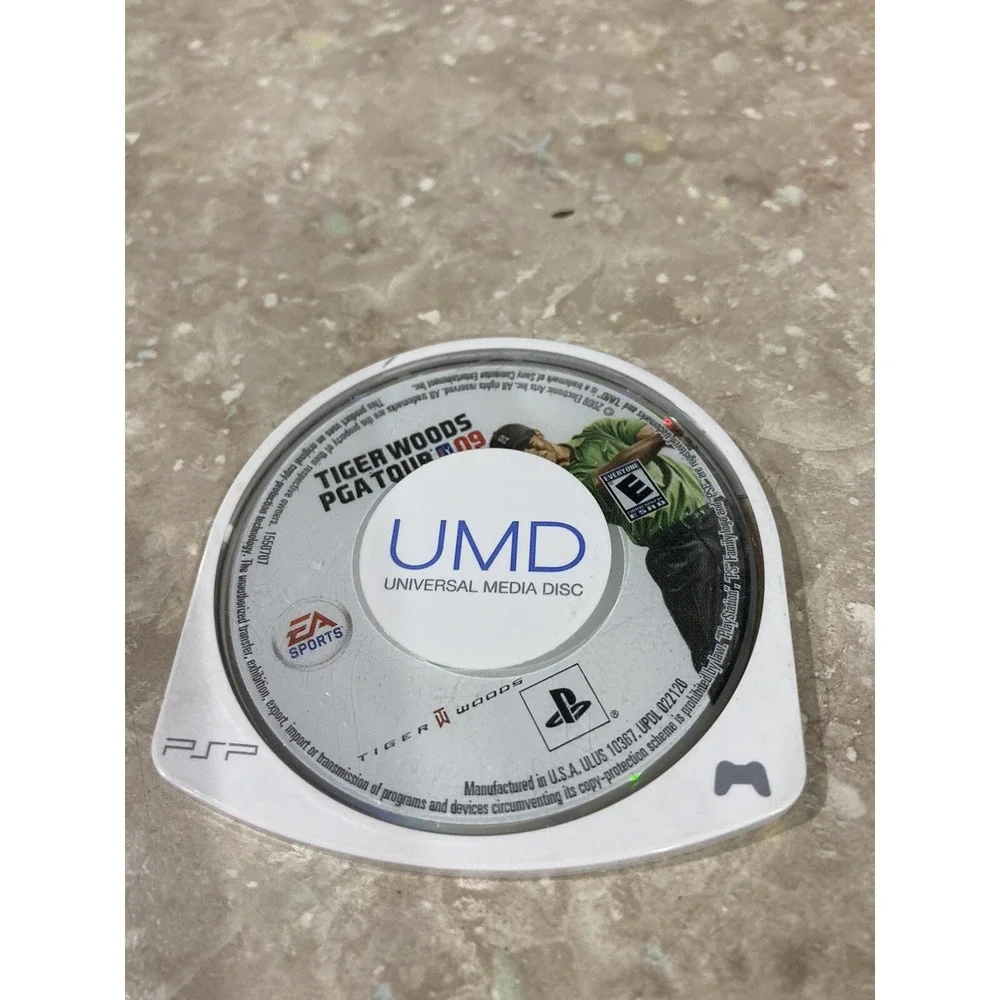 EA Sports Tiger Woods PGA Tour 09 PSP Sony UMD‎ Disc Only Golf Game Video Game